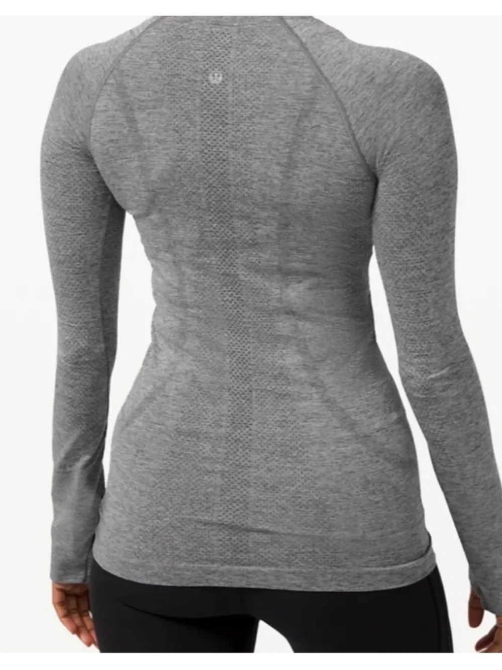 Lululemon swiftly tech long sleeve heather grey size 0